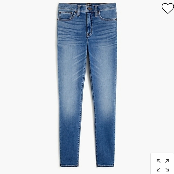 J. Crew Factory High-rise Skinny jeans with Signature Stretch NWT - Picture 1 of 13